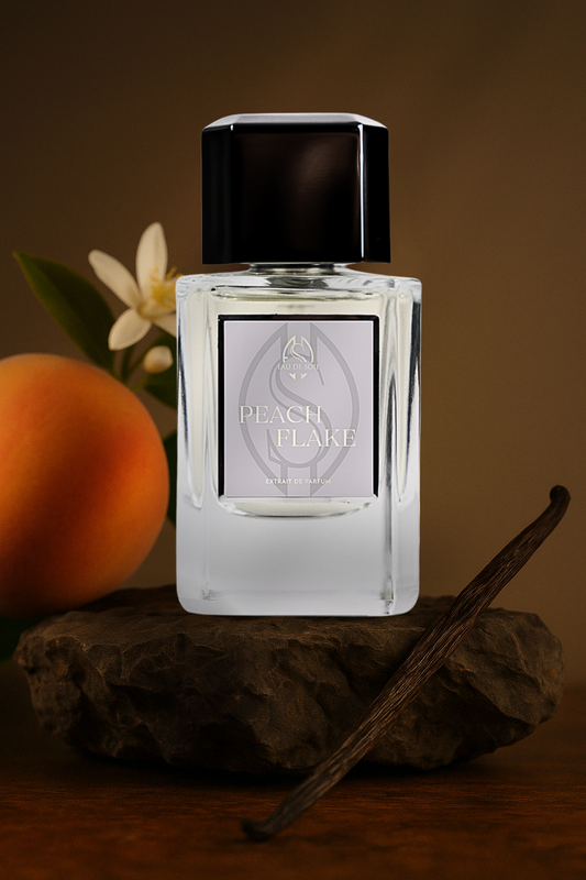 Eau de soie peach flake