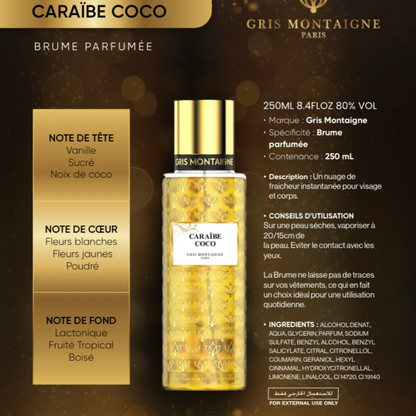 CaraÏbe Coco Gris Montaigne